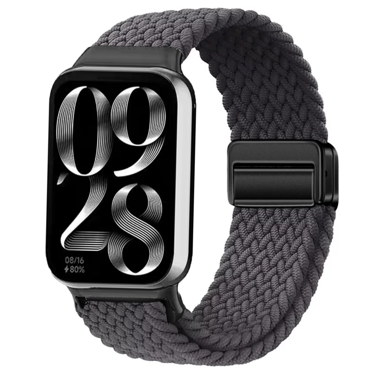 Nylon Braided Magnetic Smartwatch Strap Bracelet Accessory