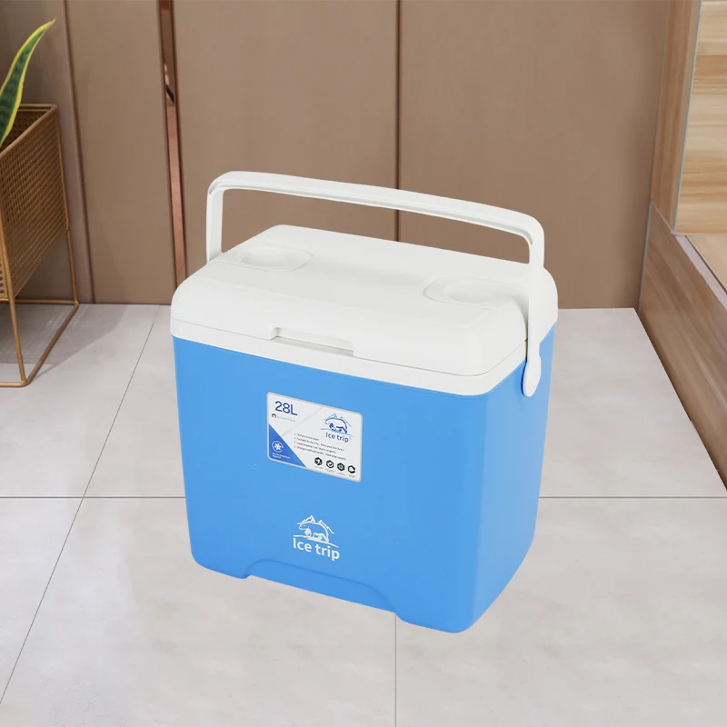 Portable 28L Insulated Thermal Cooler Box Outdoor Camping Car Ice Bucket Picnic Ice Block Insulation ness Box