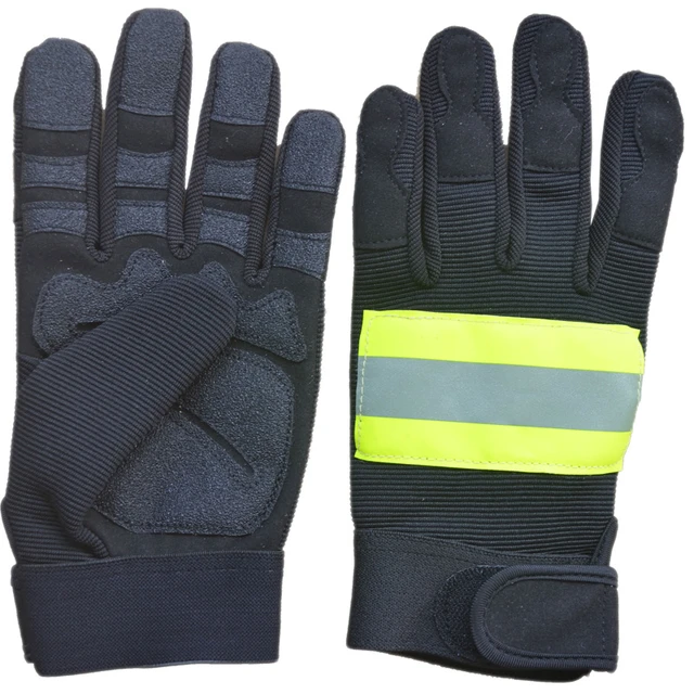 Guantes De Seguridad Ignífugos, Cinturón Reflectante Negro, Protección  Contra Incendios, Suministros Para Soldadura Y Clima Frío, Guantes De Lucha  Contra Incendios - Guantes Ignífugos - AliExpress