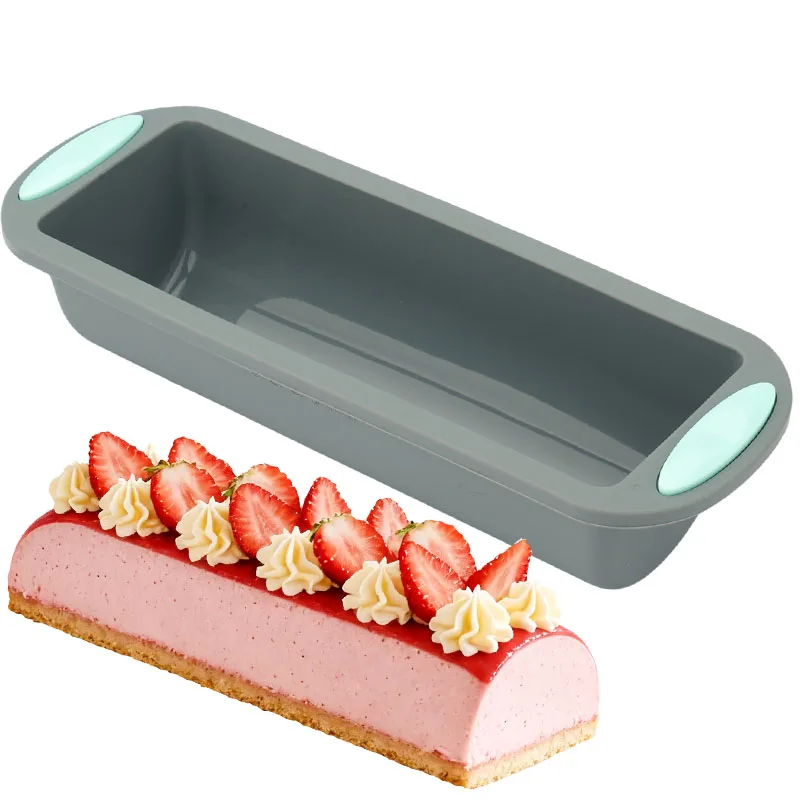 Large Non-Stick Silicone Loaf Pan - Professional Bakeware for Cakes, Pies, and Breads