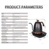 GZZT POK Artisan Electric Gooseneck Kettle Precise Temperature/Water Flow Control Heating Kettle Electric Pour-Over Kettle 4