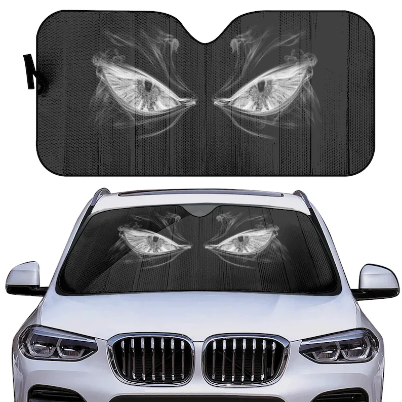 

Angry Eyes Car Auto Sun Shade Car Windshield Sunshade Accesorios Para Auto Auto Accessoires