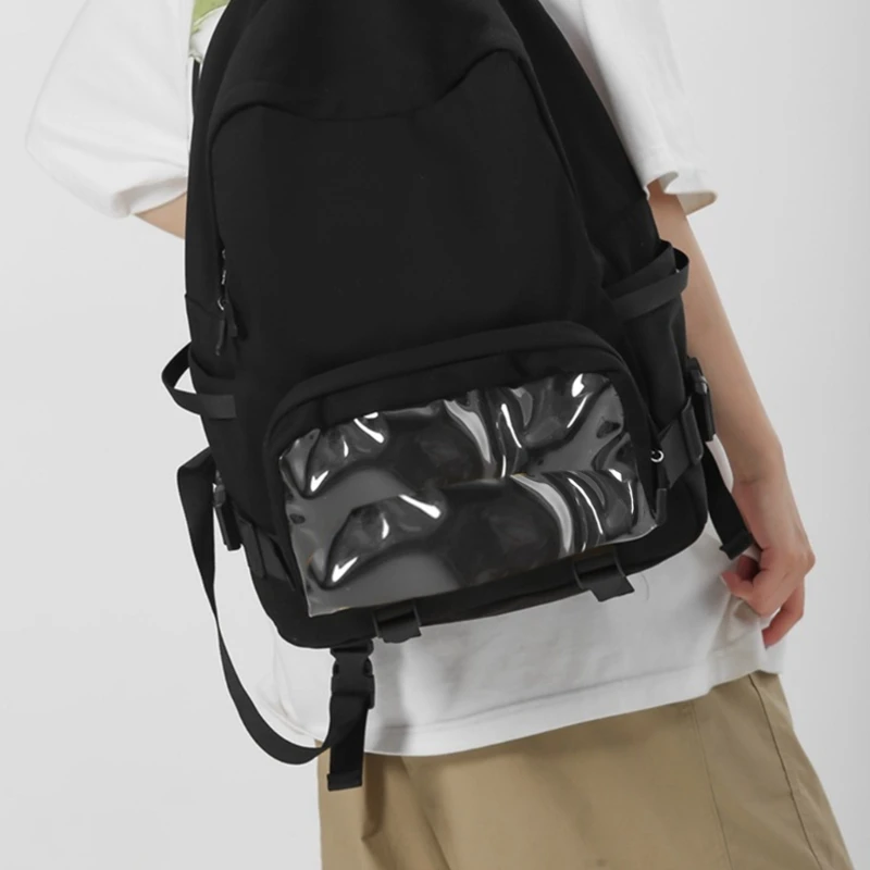 Trendy and Practical Daypack for Students School Bag for Women Nylon Backpack Students Laptop Backpack