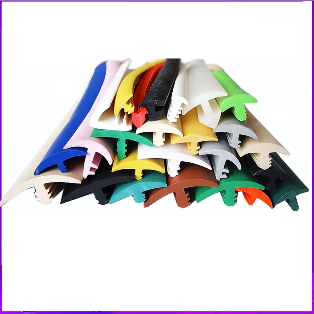 1/3/5m T-Shape Universal Car Door Window Glass Gap Filler Sealing Strip Silicone Rubber Kitchen Oil-Gas Slit Cover Filling Strip door seal strip sealing strip tape window seal strip sealing tape sealing strip rubber seal strip rubber door weatherstripping door weatherstripping silicone seal strip
