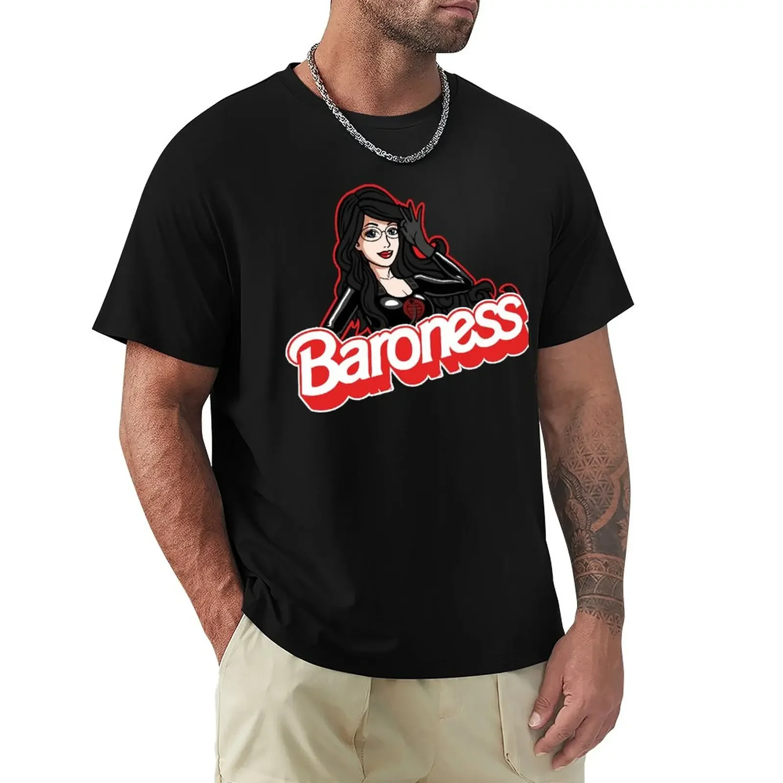 

Baroness Doll T-Shirt quick drying Short sleeve tee Men's cotton t-shirt new edition boys animal print customs men clothing