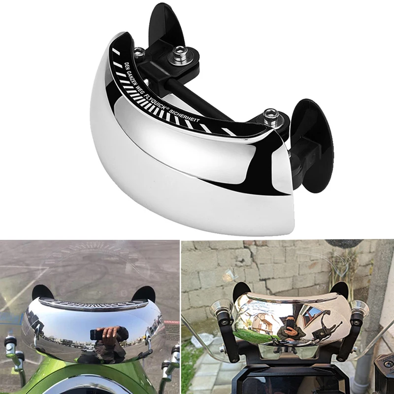 

Motorcycle Windscreen Wide Angle Auxiliary Blind Spot Mirror Safety Rearview Mirror Motorcycle Accessories For BMW R1200GS