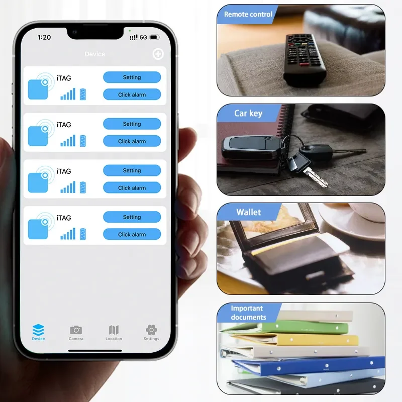 GPS tracker GPS Tracker Mini Fashion Smart Pets Anti Lost Alarm Wireless Child Bag Wallet Key Finder Locator Reminder Selfie Shutter Control