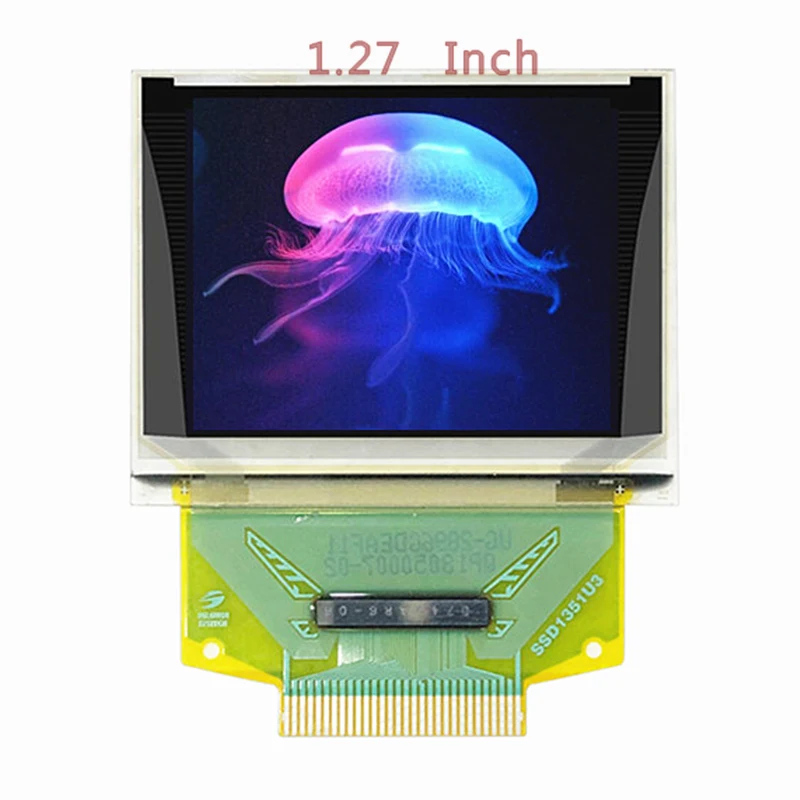 1.27'' Inch SSD1351 2896GDAA 30P Full Color SPI OLED Screen SSD351U Driver 128*96 Serial Display SSD1351U3 For Watch