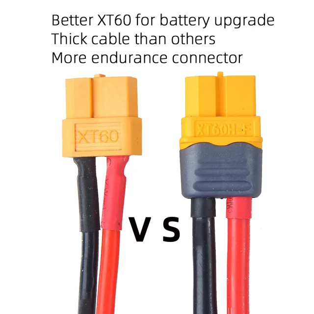 4Pcs Xt60 Dugó Hím Csatlakozó A Hüvely Házával 165 Mm 12Awg Szilikon Huzal Az Rc Lipo Akkumulátor Fpv Verseny Drónhoz - Image 5