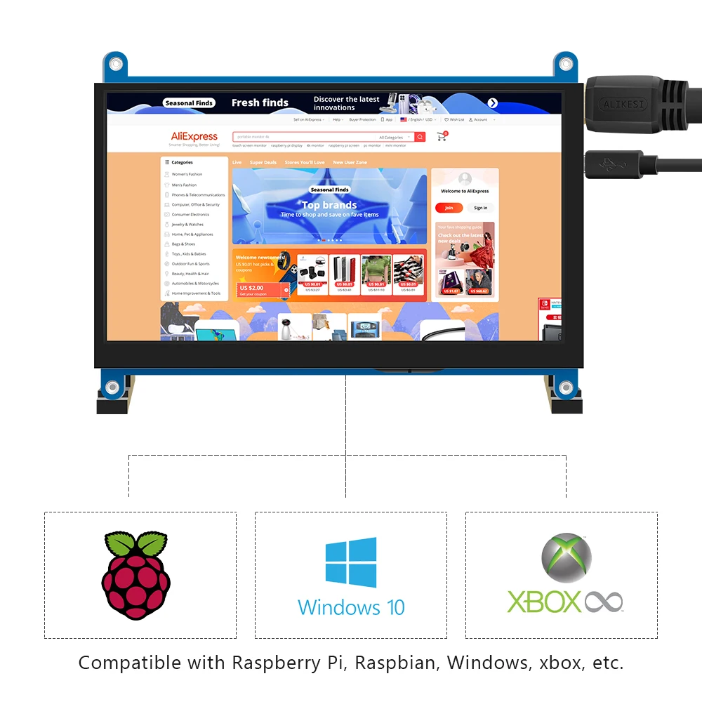   ũ ġ ũ LCD , 7 ġ ÷ ,   400 4 3B + 3B  ȣȯ , 1024x600