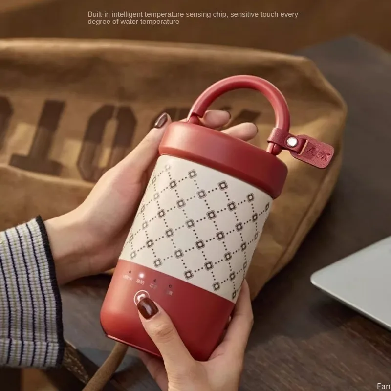 Electric Kettle 300ml 316 Stainless Steel Portable Thermostat S Kettle Travel Mini Thermal Mug 100-240V Household Electric Cup 3