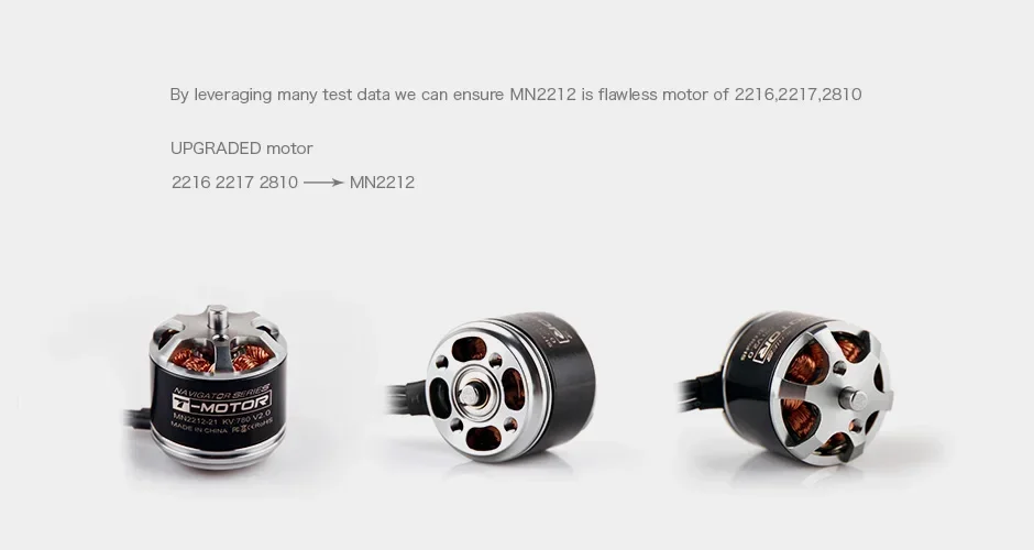 T-모터 브러시리스 고품질 아웃러너 타이거 모터 MN2212 KV780 KV920 UAV rc 드론 쿼드콥터 전기 모터