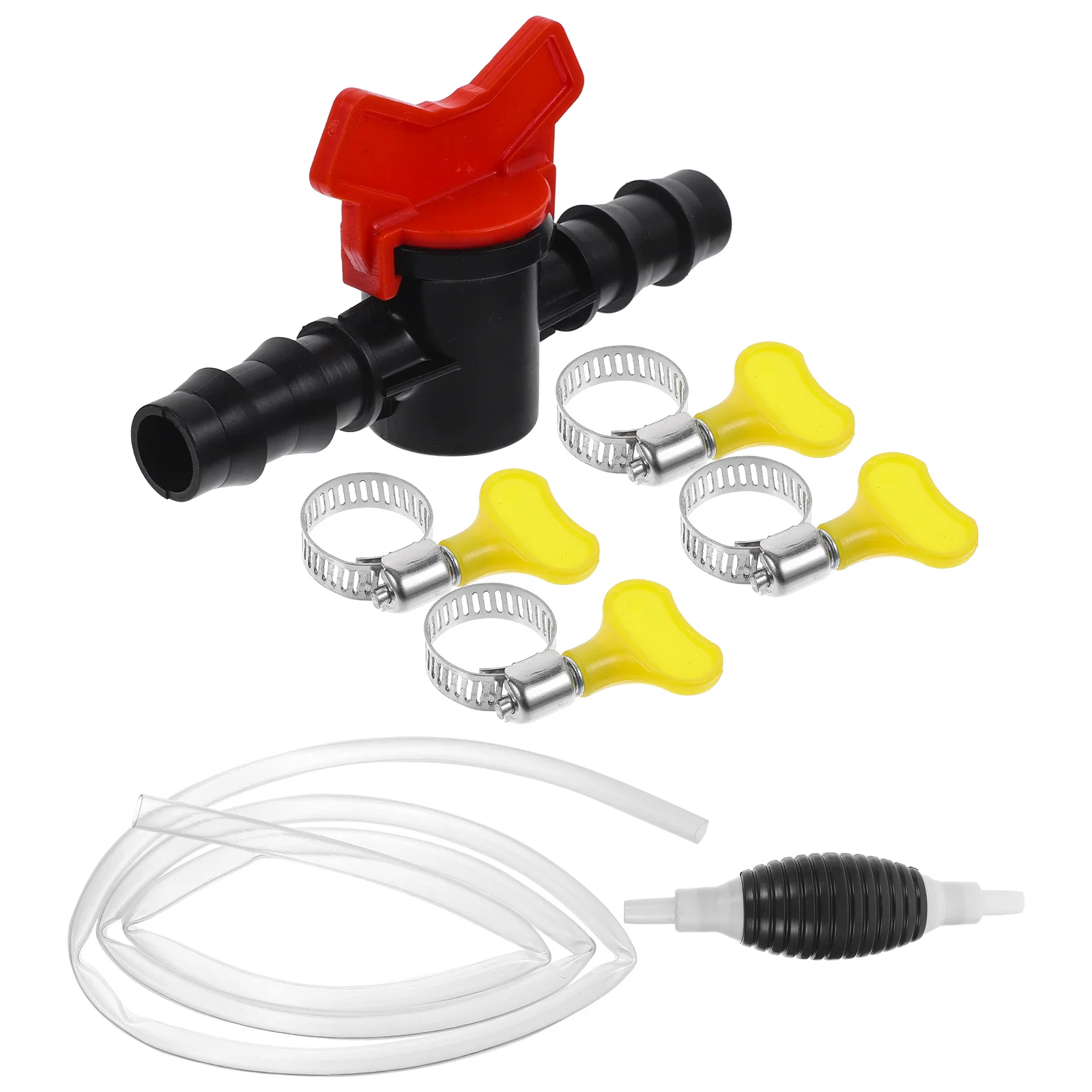 

Manual Oil Pump Set Car Fuel Transfer Hose Hand Fish Tank Rubber Gasoline Siphon