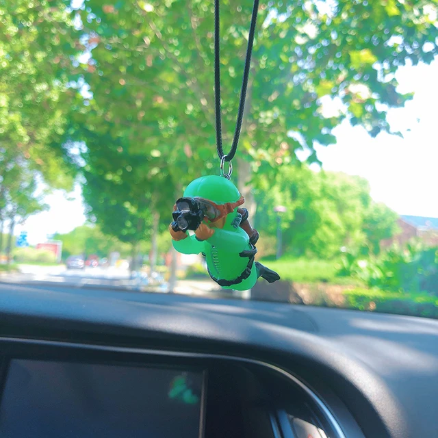 Funny Car Interior Pendant Anime Diver With Luminous Auto Interior