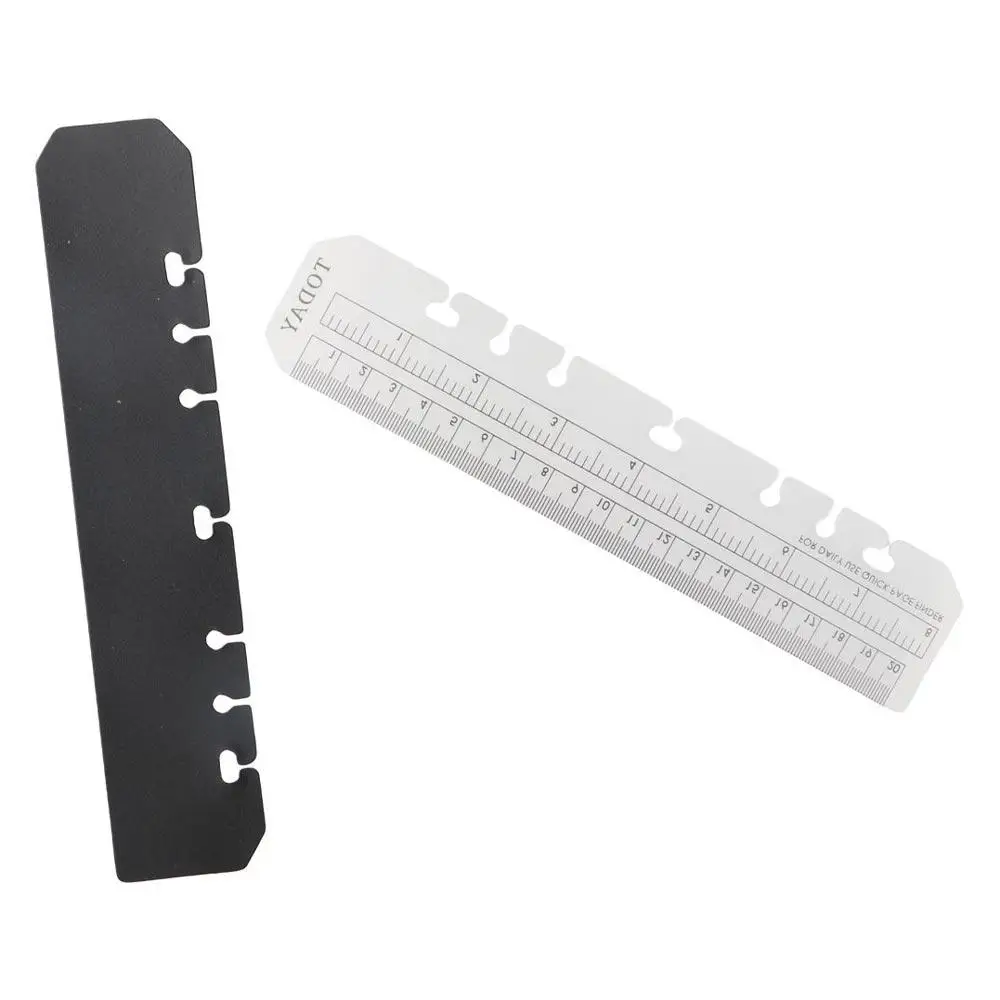 Measurement Index Ruler Separator Loose Leaf Notebook Bookmark Ruler Drafting Drawing A5 A6 A7 Bookmark Straight