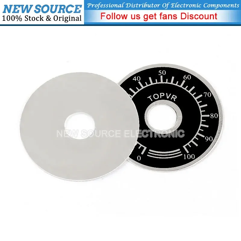 10pcs 0-100 WTH118 Knob Potentiometer Knob Scale Digital Scale Can Be Equipped with WX112 TOPVR multiturn potentiometer linear potentiometer rotary potentiometer potentiometer kit trimmer potentiometer adjustable resistor potentiometer knobs electronic components