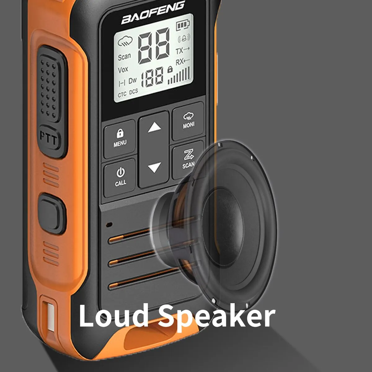 Baofeng-Talkie-walkie portable F22, mini radio de communication  professionnelle PMRbishop/FRS, 2 pièces