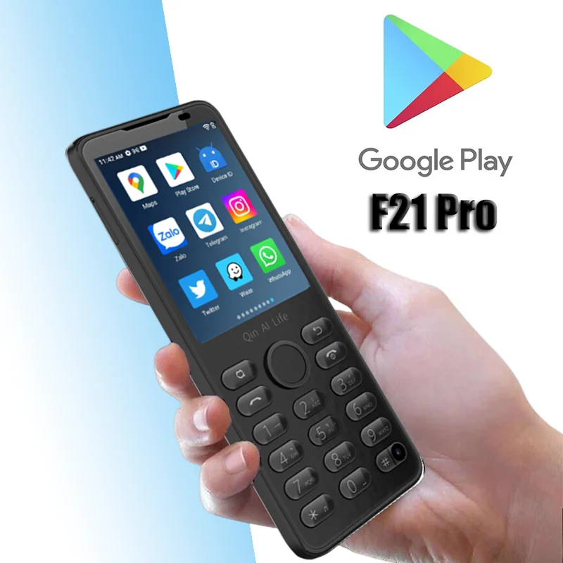 Qin F21 Pro смартфон с 5,5-дюймовым дисплеем, процессором MTK6761, ОЗУ 3 ГБ, ПЗУ 32 ГБ, Android 11 oukitel wp15 смартфон с 5 5 дюймовым дисплеем тройной камерой 48 мп озу 8 гб пзу 15600 гб android 11