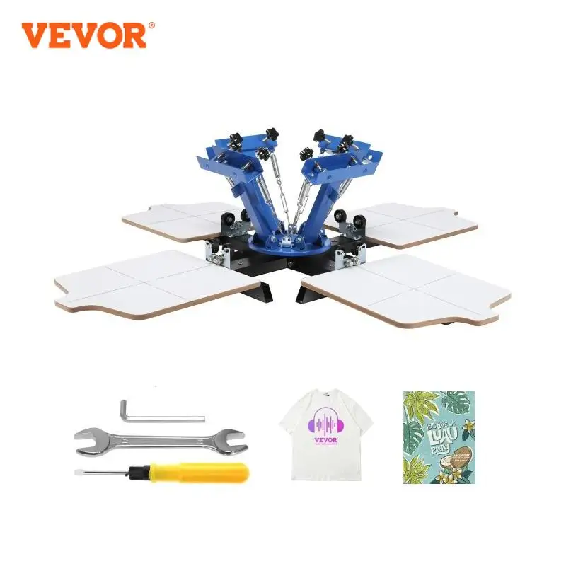 VEVOR Screen Printing Machine 360&deg; Rotable Silk Screen Printing Press 54x45cm Press Machine Adjustable Tension