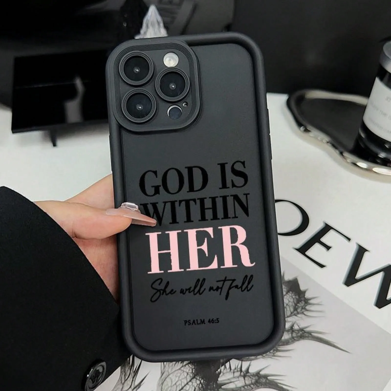 Divine Protection Shockproof Silicone Phone Case - Rugged & Durable Cover