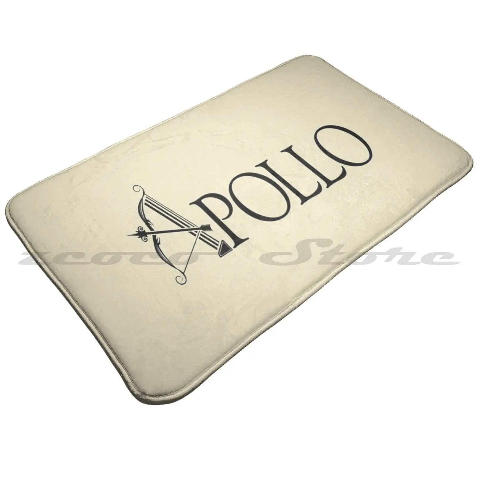 Apollo Logo Carpet Water Absorb Non-Slip Door Mat Tv Series Animated Fantasy Actions Mythology Greek God Olympus Blood Of Zeus |