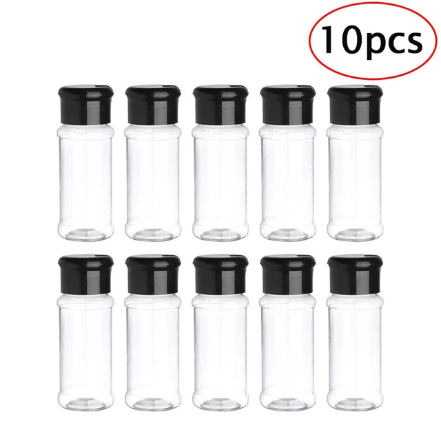 10pcs 100ml Spice Jar w/Sifter Lid Herbs Condiment Pot Storage Container  Bottles