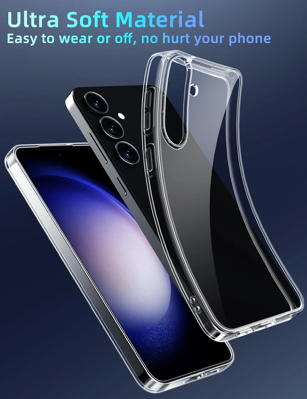 Ultra Thin Transparent Soft Silicone Case - Clear Protective Shell