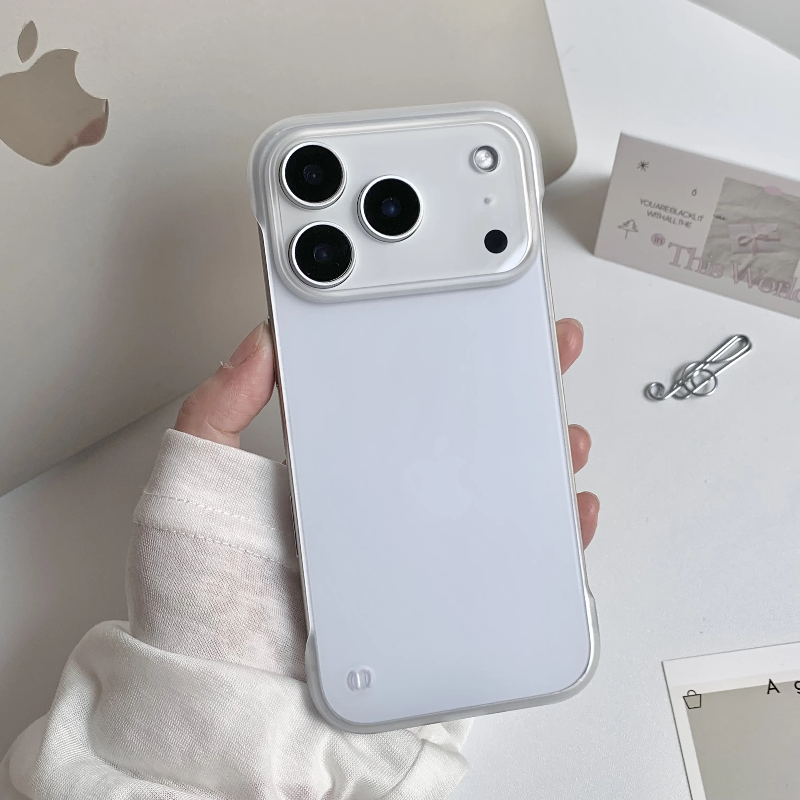 Ultra-Thin Frameless Glossy Hard Matte Slim Breathable Case