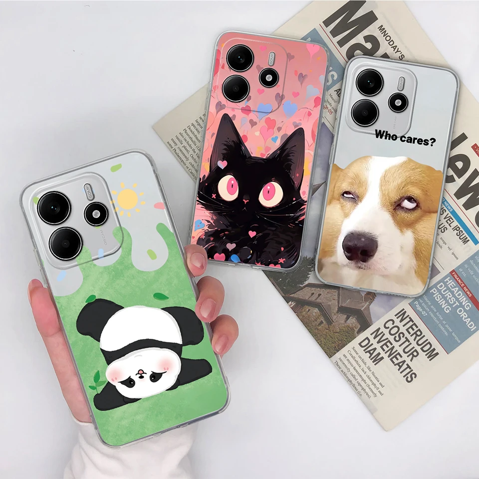 Love Heart Butterfly Transparent Shockproof Anti-Fingerprint Case