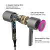 Professional Salon Electric Hair Dryers 2000W Strong Power 2 In 1 Hot &Cold Wind Negative Ionic Blow Dryer 2