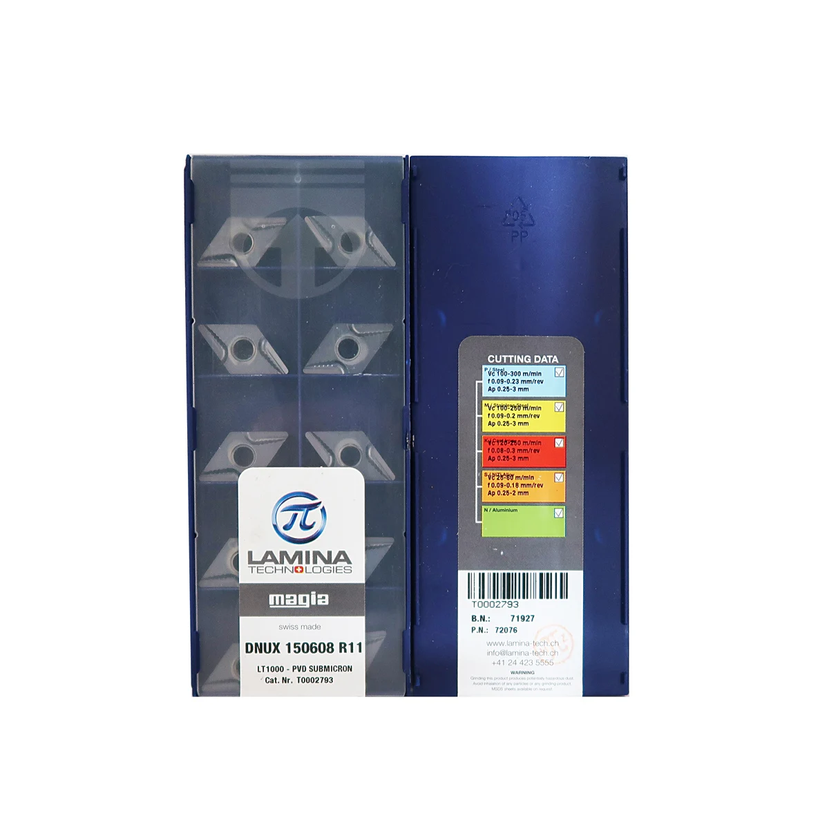 

LAMINA 100% Original DNUX DNUX15 DNUX150608 R11 LT1000 Medium Roughing Carbide Turning Inserts