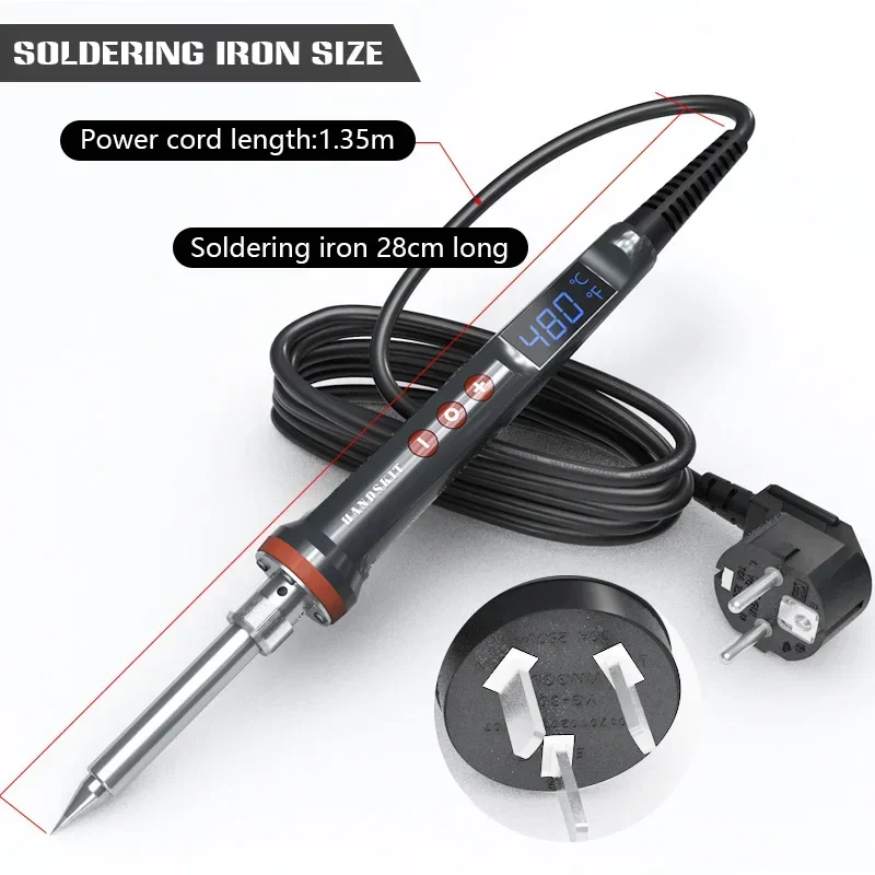 Electric Soldering Iron 200W Digital Temperature Adjustment Auto Sleep Internal Ceramic Heating Electronic Welding Tools soldering iron,electric soldering iron,soldering iron kit,soldering iron set