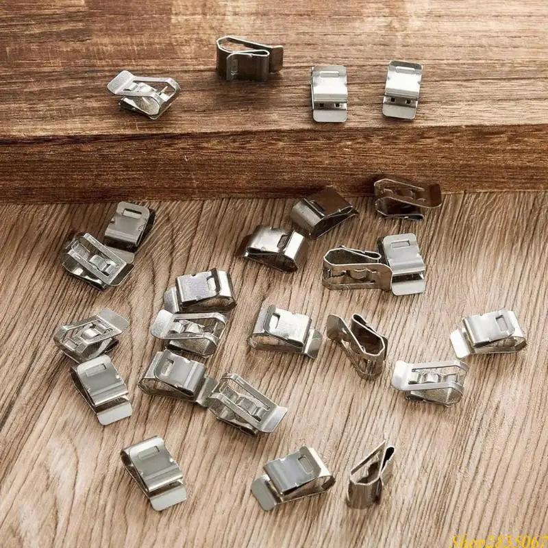 50pcs 태양 광 패널 와이어 클램프 케이블 패스너 트레일러 프레임 와이어 클램프 831F