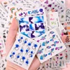 30pcs Mixed Water Transfer Nail Decals Flower/Leaves/Butterfly/French Nail Stickers 6.5*6cm Floral Water Nail Tattoo Stickers 3