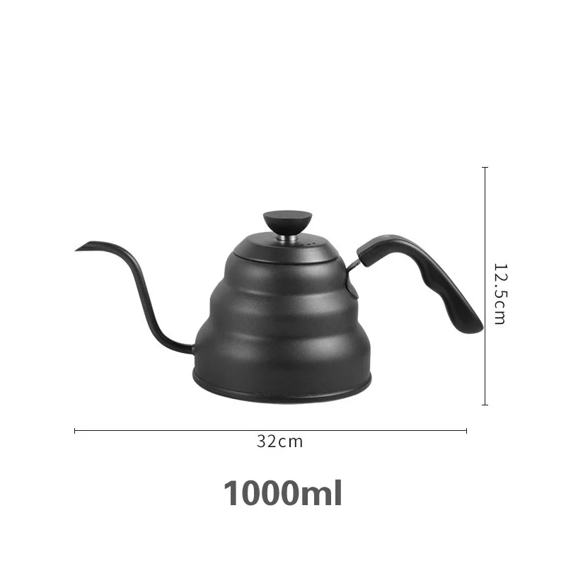 304 Stainless Steel Coffee Kettle Gooseneck Pour O...