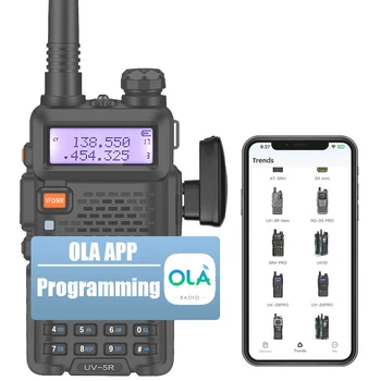 Wireless Bluetooth Walkie Talkie Programmer Adapter for Baofeng UV-5R UV-82 BF-888S UV-5RH Two Way Radio K-Plug App Frequency Wr 1