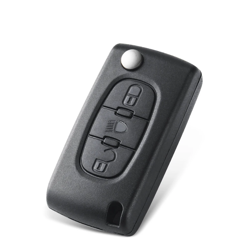 KEYYOU 시트로엥 C5 X7 C2 C3 C4 그랜드 피카소 Berlingo C6 C8 3 버튼 라이트 원격 자동차 키 VA2/HCA 433Mhz ID46 CE0523 Ce0536