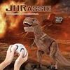Electric Dinosaur Toys Tyrannosaurus Rex Dino Remote Control Animal Model Walking Roar For Kids Children Boys Christmas Gifts 2