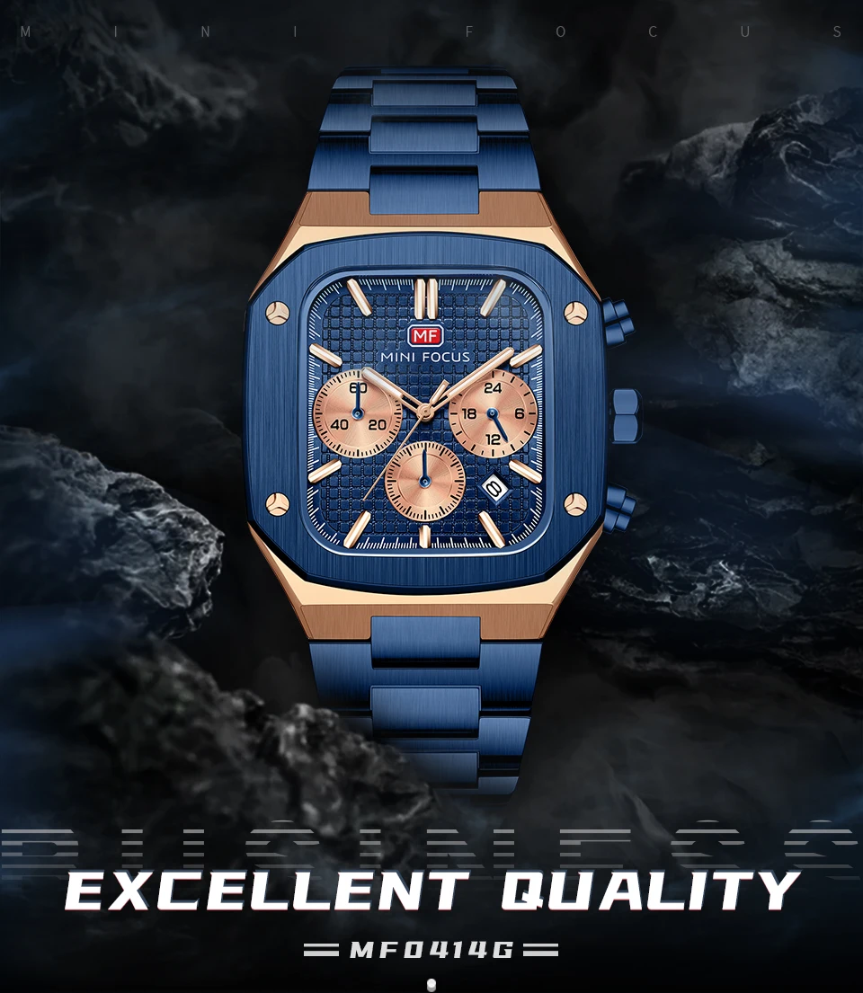 Montre à quartz MINI FOCUS pour homme étanche_voghion.com