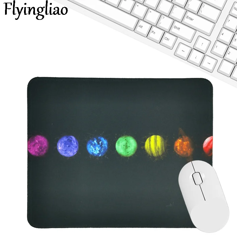 Color Moon Mouse Pad Desk Pad Laptop Mouse Mat for Office Home PC Computer Keyboard Cute Mouse Pad Non-Slip Rubber Desk Mat