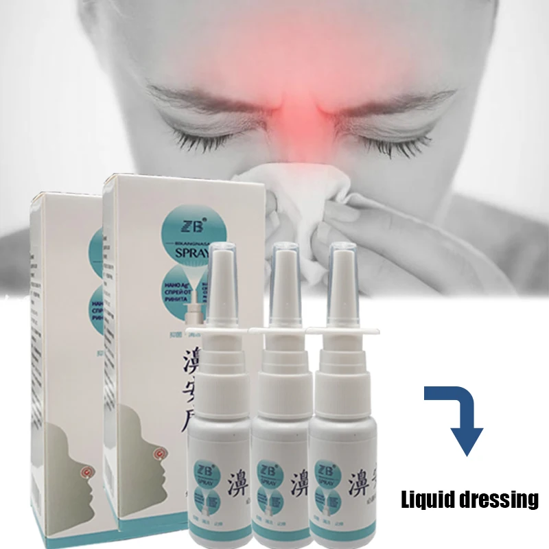 Nasal Sprays 20ML Chronic Rhinitis Treatment Sterilize Relieve Itching Prevent Sneezing Nose Care