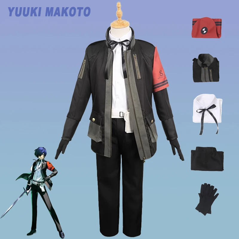 

Shin Megami Tensei: Persona 3 Reload School Uniform Yuuki Makoto Cosplay Costumes Anime Game Outfit Male Roleplay Halloween Suit