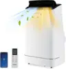 15000 BTU Portable Air Conditioner, with Heat, Auto Swing 4-in-1 AC Unit for Rooms up to 800 Sq.Ft, with Built-in Dehumidifier 1