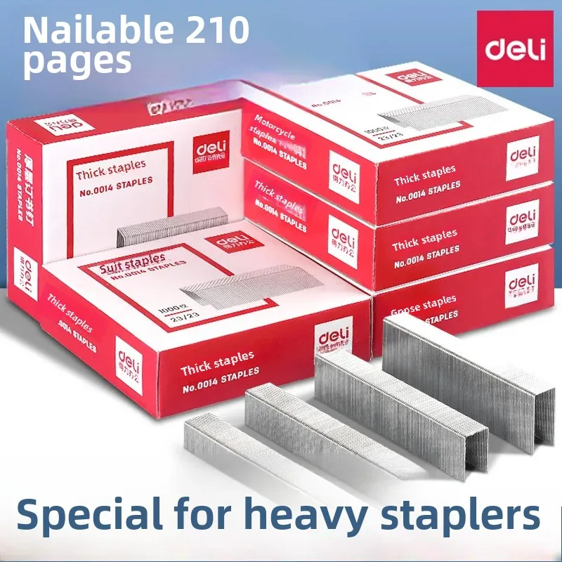 Thickened Heavy Duty Stapler 23/23 Thickened Large Staple Nail Gun Can Nail 210 Pages