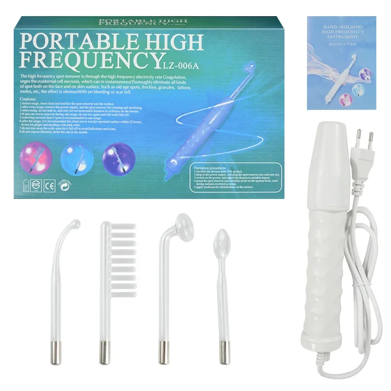4-in-1 High-frequency Electrotherapy Glass Tube for Acne Removal and Spot Refinement Skin Hydrotherapy Facial Treatment Device 3