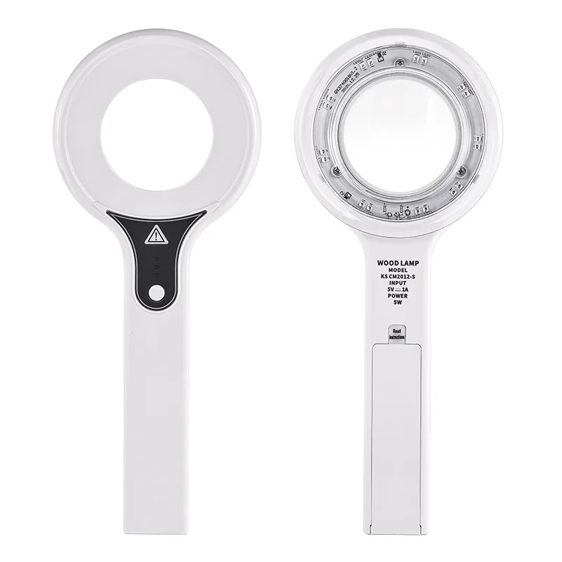 Woods Lamp Skin Analyzer For Skin UV Magnifying For Beauty Facial Testing Wood Lamp Light Analysis Detection Personal Care facial skin analyzer