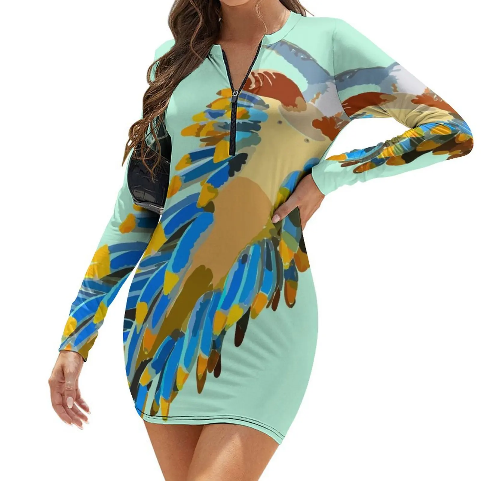 

Nudibranch Long-Sleeve Bodycon Dress Evening dresses long dress women summer