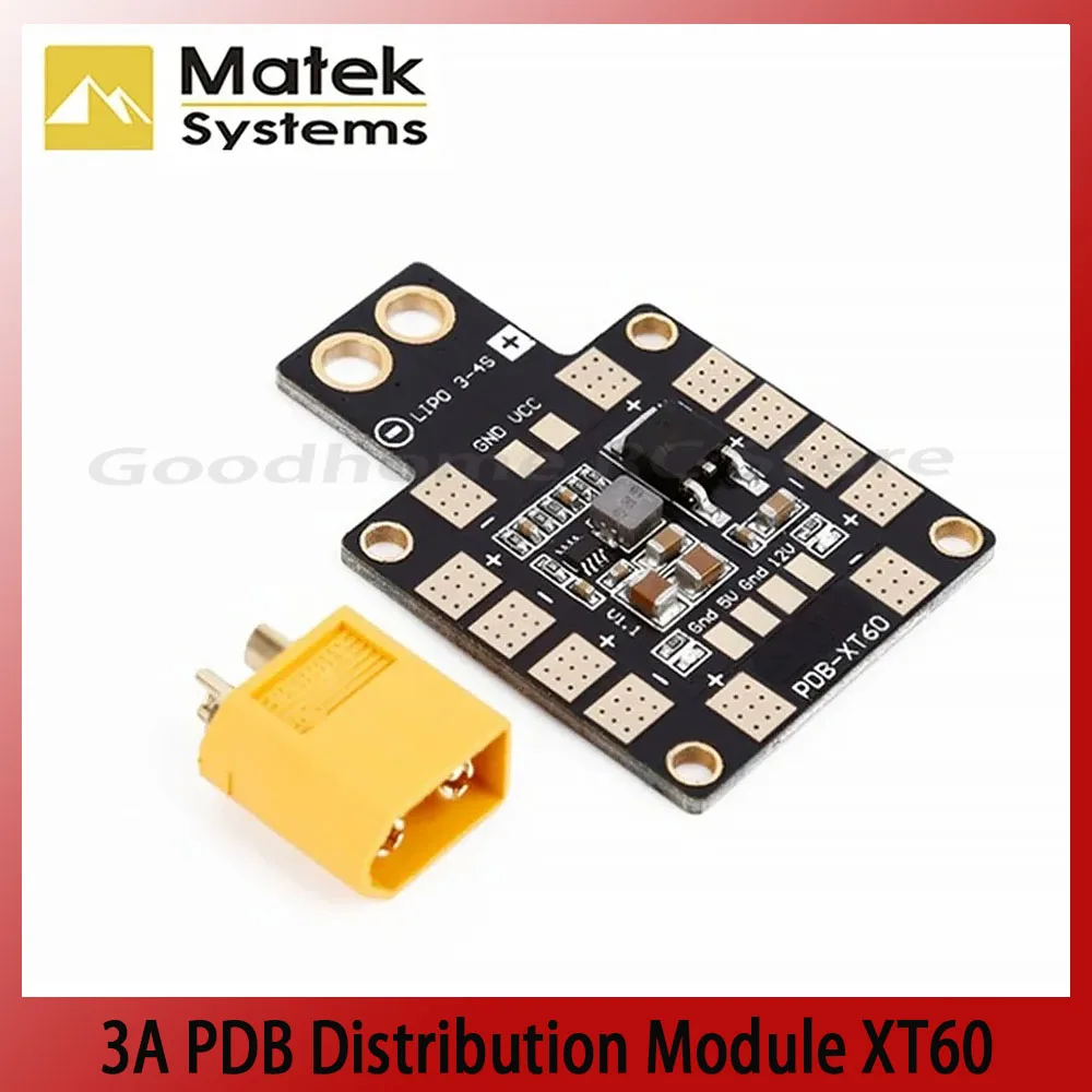 

3 А распределительный модуль PDB XT60 с двойным BEC 5 В/12 В для дрона FPV для FPV QAV250 180 210 H250Mini Micro Quad Quadcopter