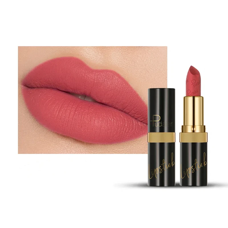 High Pigmented Velvet Matte Lipstick, Moisturizing, Waterproof And Long-Lasting Nude Lip Gloss , Perfect Any-Day Gift._voghion.com