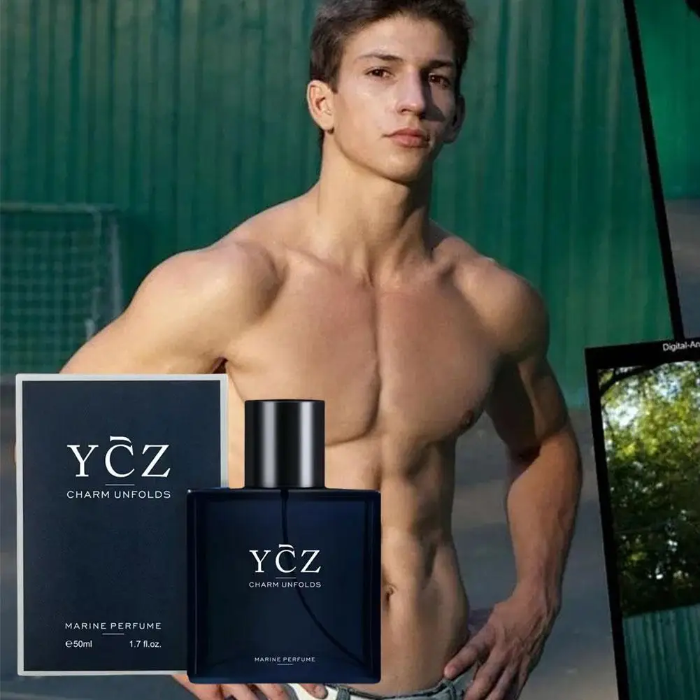 YCZ Blue Herrenparfüm – Holziger Duft mit Meeresnoten, fruchtig-leicht – Romantisches Geschenk für den Gentleman_voghion.com